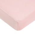 TL Care 100 Cotton Jersey Knit FItted Crib Sheet, Pink