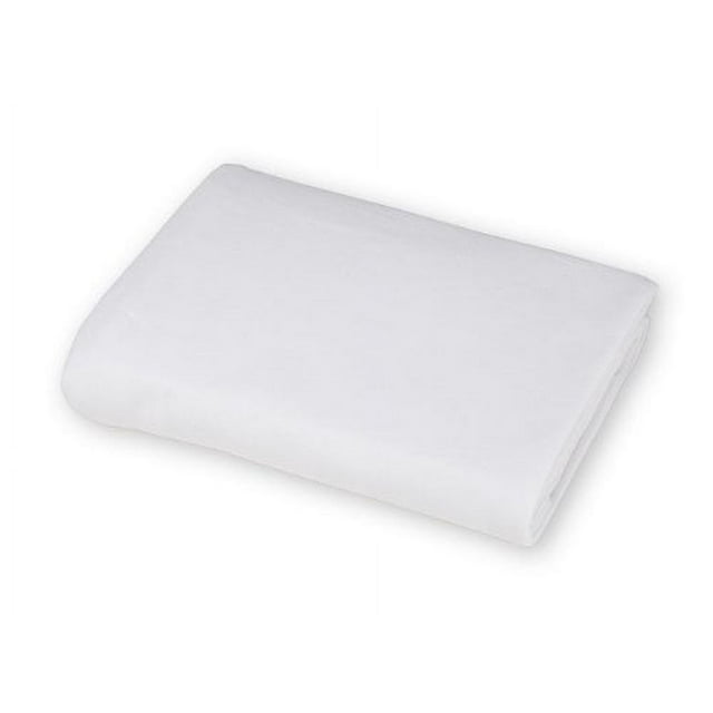 TL Care 100 Cotton Jersey Knit Fitted Crib Sheets, White