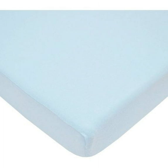 TL Care 100% Natural Cotton Value Jersey Knit Fitted Cradle Sheet, Blue, Soft Breathable, for Boys and Girls