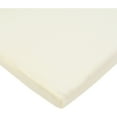 thumbnail image 1 of American Baby Company 100% Natural Cotton Fitted Cradle/Bassinet Sheet 36" x 18" - Soft, Breathable & Hypoallergenic Bed Sheet, Ecru, Neutral for Boys & Girls, 1 of 2