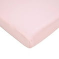 thumbnail image 1 of TL Care® Heavenly Soft Chenille Fitted Crib Sheet, Pink, 1 of 6