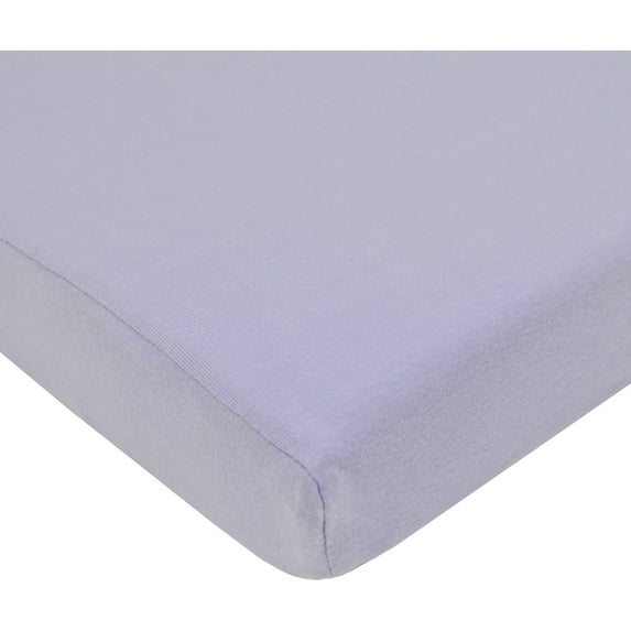 TL Care Inc Purple Cotton Sheet Sets, Crib Bed