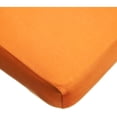 thumbnail image 1 of TL Care Supreme Fitted Crib Sheet 28" x 52", Enhanced Thickness for Soft, Breathable Neutral 100% Cotton Jersey Comfort, Orange, for Boys and Girls, 1 of 3