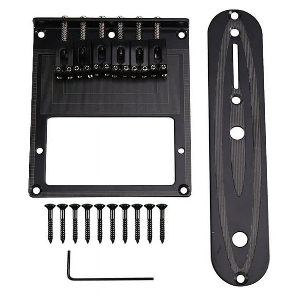 TL Electric Guitar Bridge with Printed String Plate, Enhanced Guitar Performance for TL Guitar with Streamlined Design