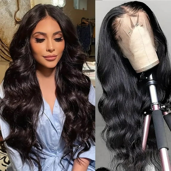 TL European and American Fashion Trend Lace Front Wig for Women, Middle Part, Big Waves, Long Curly Hair Wig