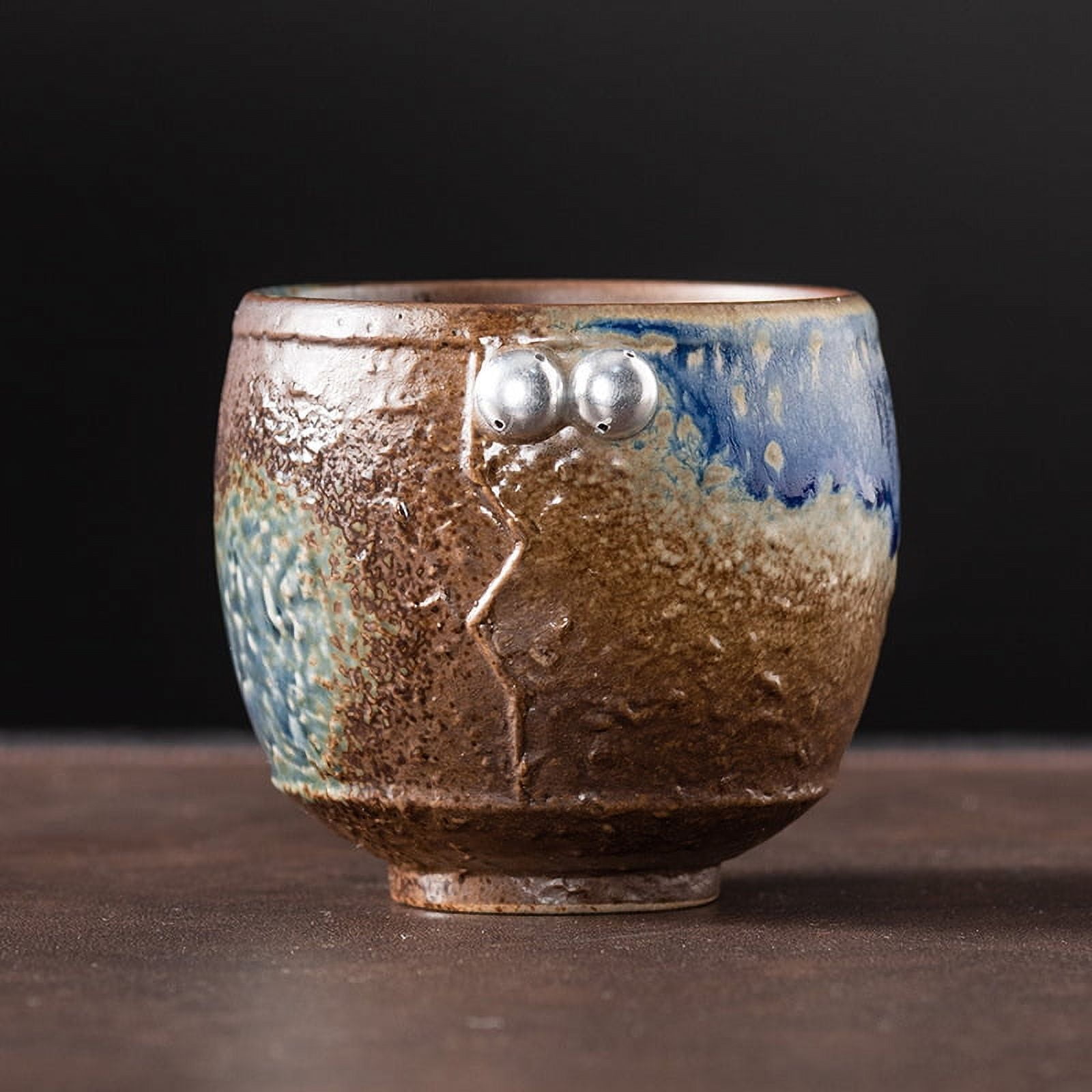 TL New Ceramic Single Cup Jian Zhan Master Cup Espresso Cup Creative Kiln Change Small Cup
