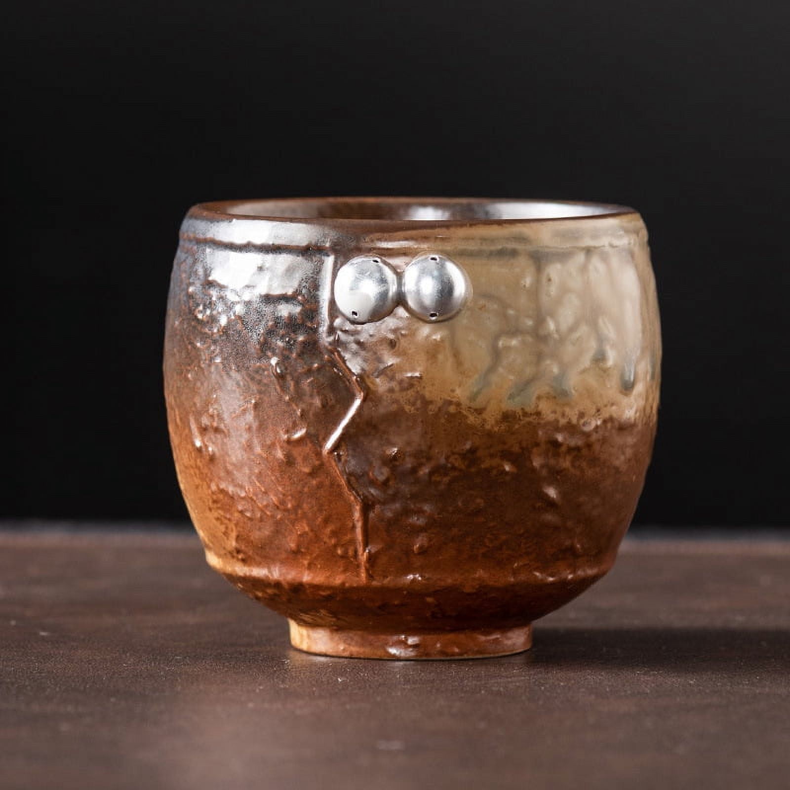 TL New Ceramic Single Cup Jian Zhan Master Cup Espresso Cup Creative Kiln Change Small Cup