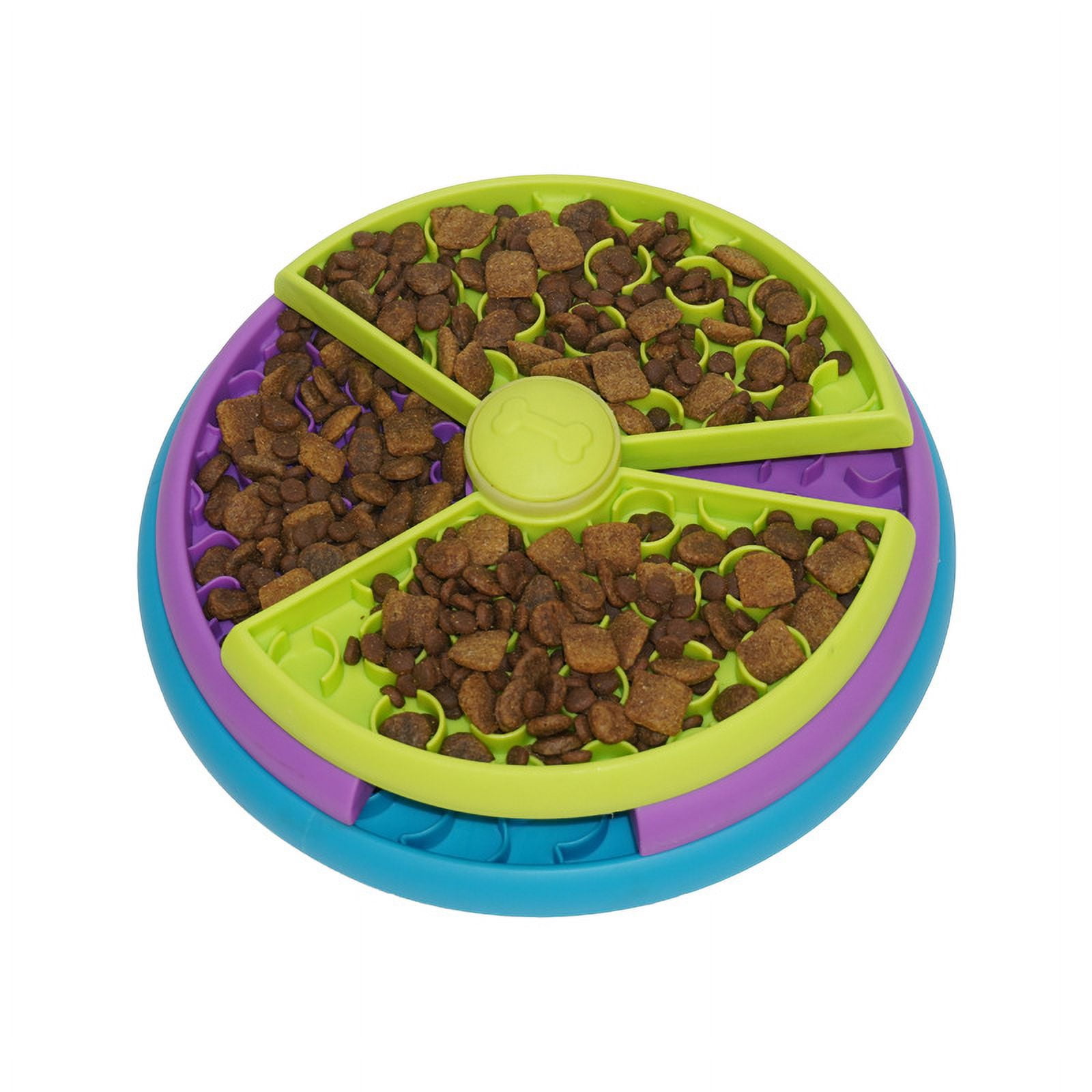 TL New Dog Puzzle Three-Layer Slow Feeding Rotating Intelligence-Developing Slow Feeding Bowl