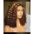 thumbnail image 1 of TL New Hot Selling European and American Women's Fashion Synthetic Hair Wig Black Side Part Short Curly Hair Small Curls, 1 of 6