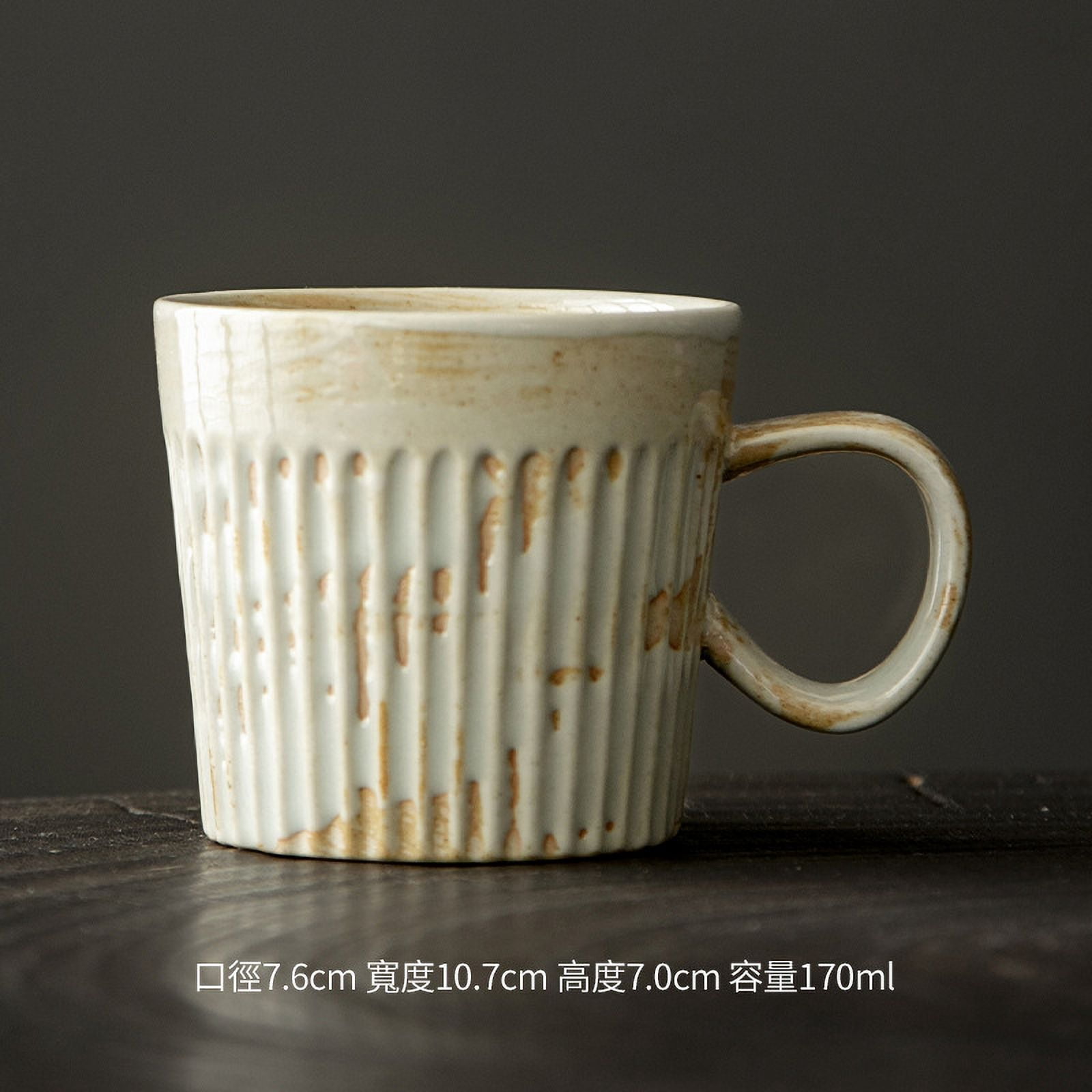 TL New Single Cup Ceramic Cup Japanese Tea Cup Handmade Coarse Pottery Water Cup Mug Espresso Cup Master Cup