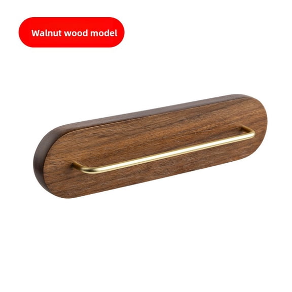 TL New Wall-mounted Pour-over Coffee Filter Holder Walnut Wood Minimalist Coffee Filter Stand Cone-shaped Universal Filter Paper