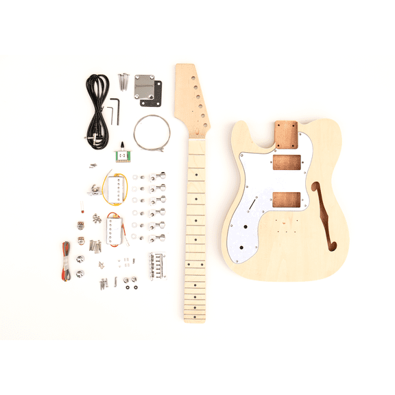 TL Semihollow Left Hand Build Your Own Guitar Kit