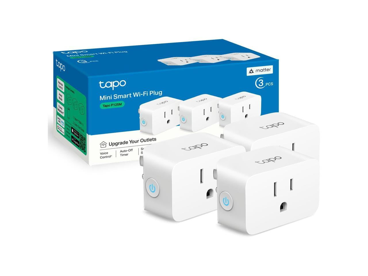 TP-LINK Tapo P125M Mini Smart Wi-Fi Plug | Pack of 3