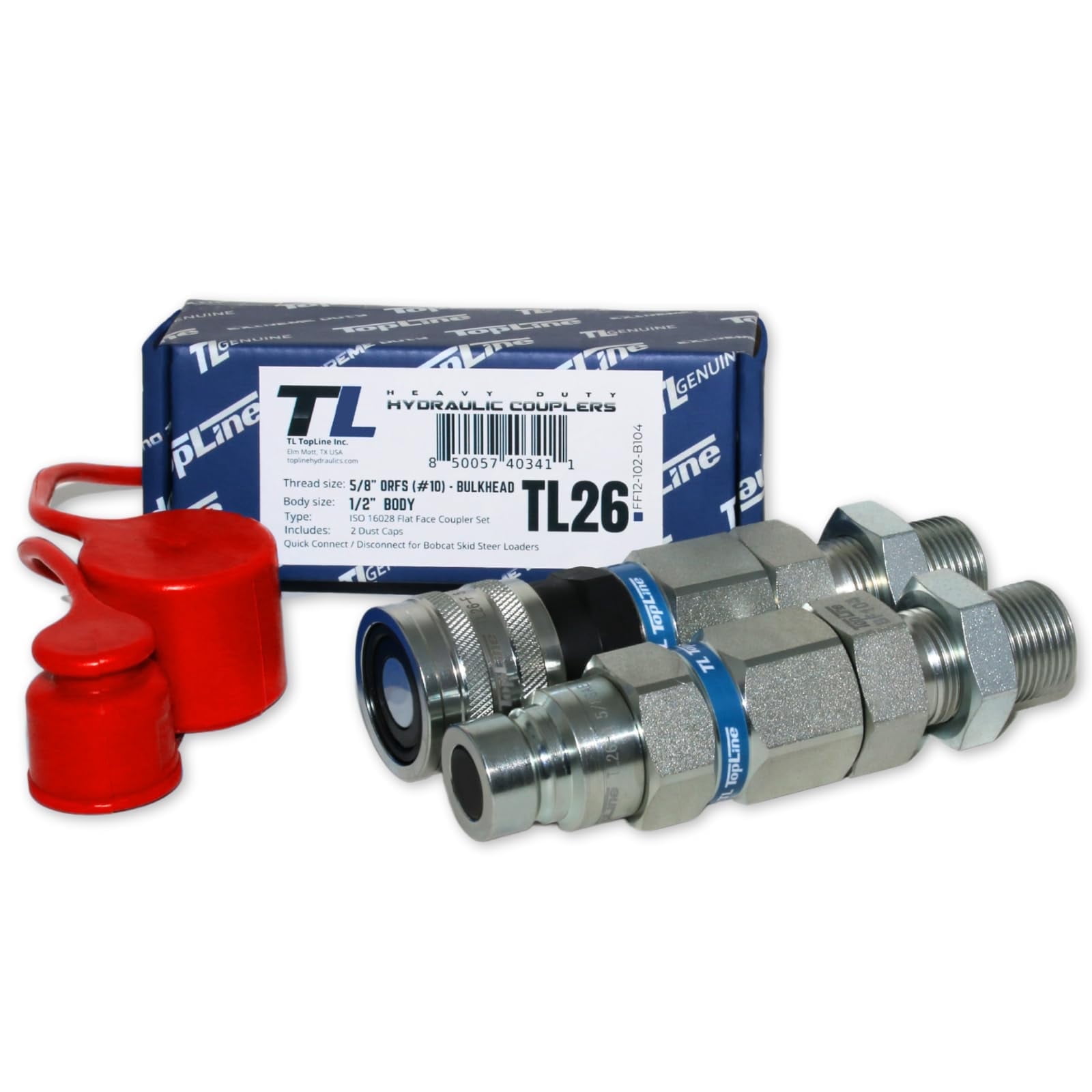 TL Topline Hydraulic Quick Connect Coupler, 1/2
