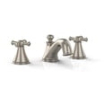 thumbnail image 1 of TL220DD No.BN Vivian Two Cross Handle Widespread 1.5 GPM Bathroom Sink Faucet, Brushed Nickel, 1 of 1