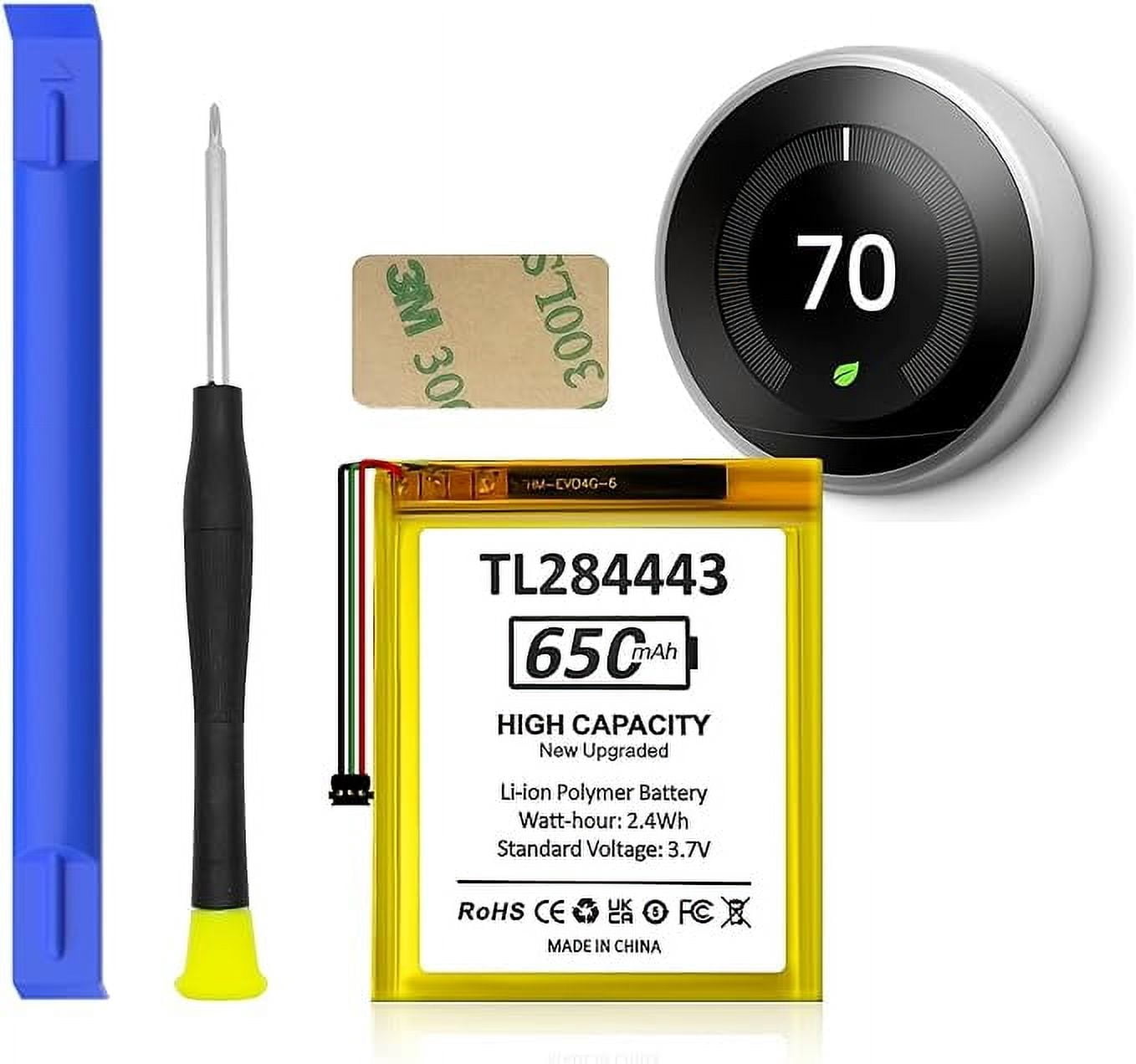 TL284443 Battery, 650mAh (2024 Upgraded) High Capacity Li-ion Polymer