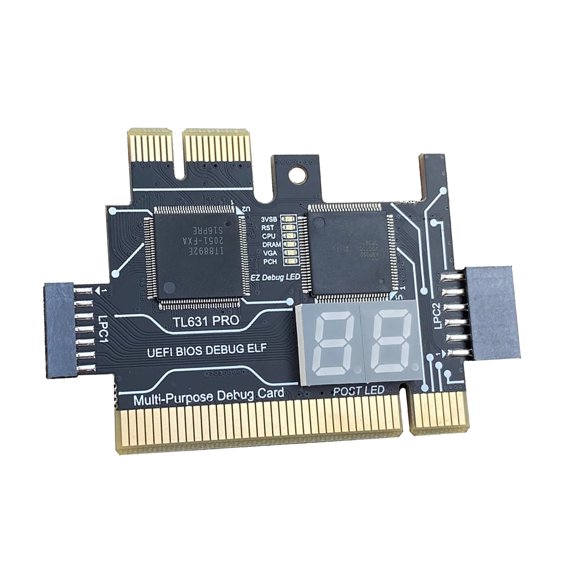 TL631 Diagnostic Card PCIE Diagnostic Card for Desktop PCIE Motherboards for Desktops and Laptops Computer