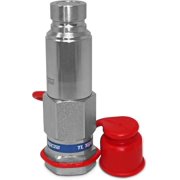 TL85 5/8"#10 SAE Flat Face Connect Under Pressure Hydraulic Quick Coupler Set 1/2" body for Bobcat Skid Steer