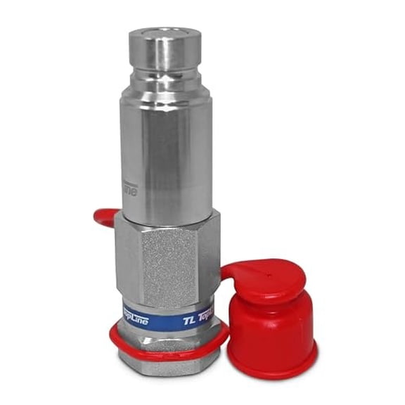 TL86 3/4"(#12) SAE Flat Face Connect Under Pressure Hydraulic Quick Coupler Set 1/2" Body for Bobcat Skid Steer