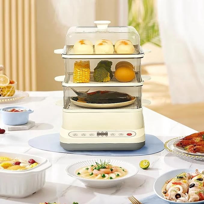 TLBB 24L Electric Multifunctional Steamer Three Layer High Capcity with ...