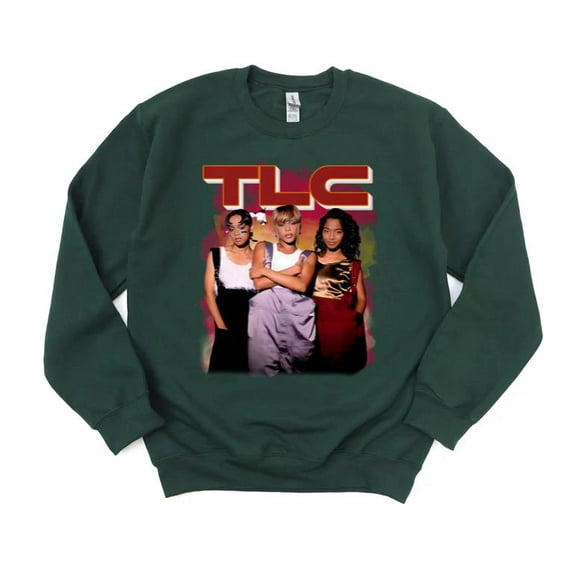 TLC 90s R&B Girl Group Music Fan Retro Vintage Hip Hop CrazySexyCool Water Sweatshirt, for men & women, up to size 5XL