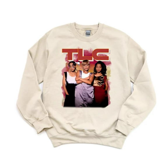 TLC 90s R&B Girl Group Music Fan Retro Vintage Hip Hop CrazySexyCool Water Sweatshirt, for men & women, up to size 5XL