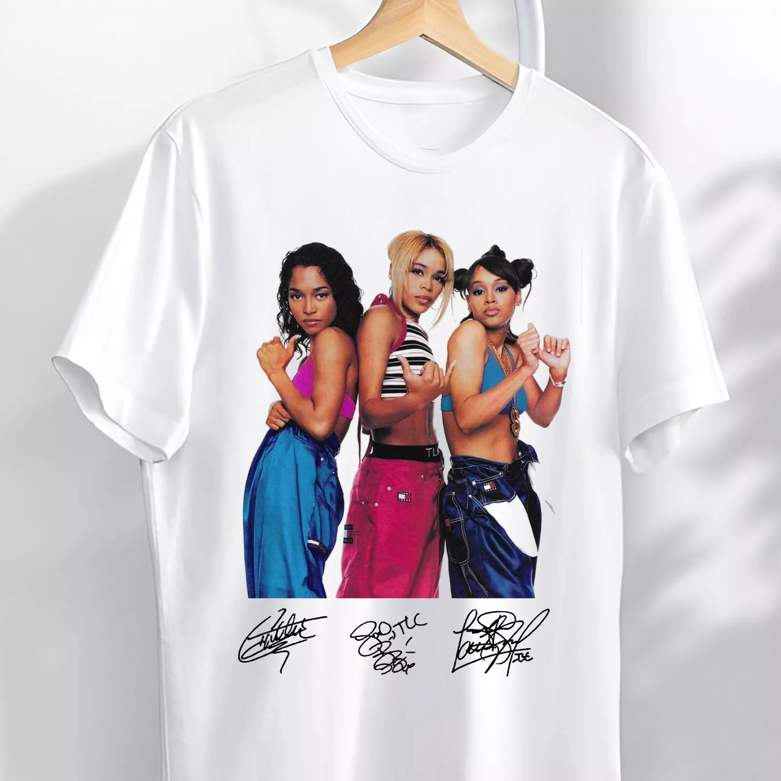 TLC Band Graphic Signature Unisex S4XL Shirt