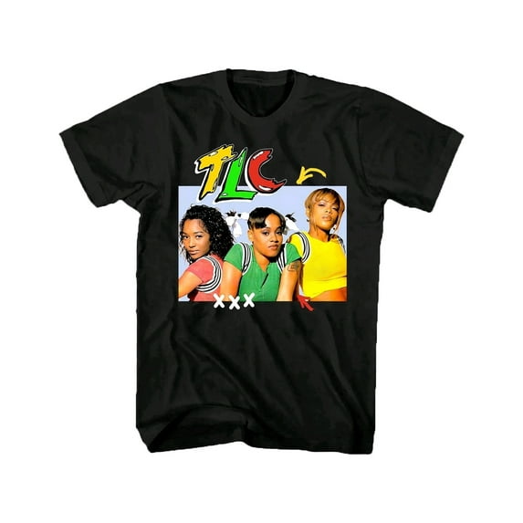 TLC Black Graphic T-Shirt - 2XL
