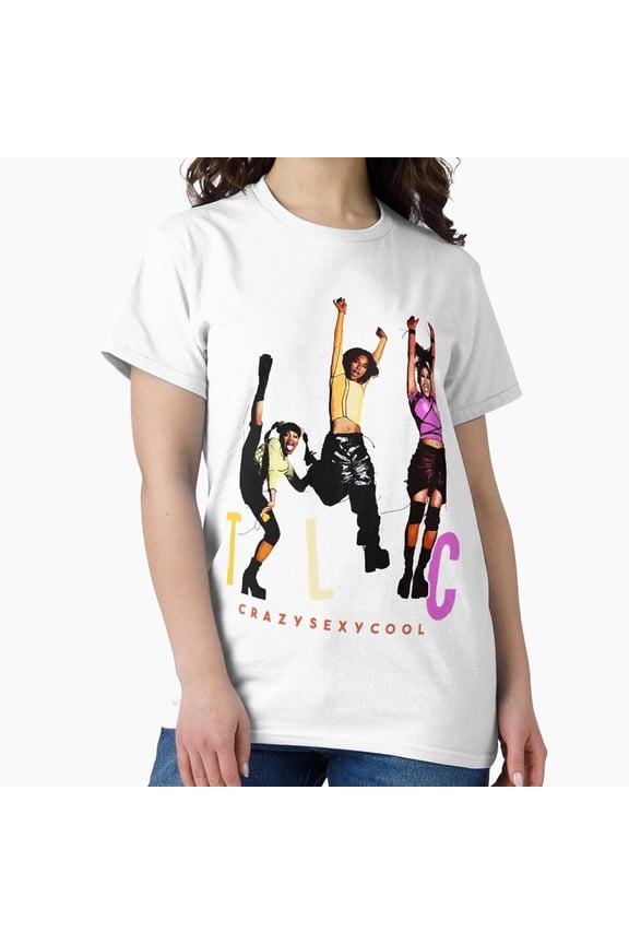 TLC CrazyCool 90s R&B Girl Group Pop Vocalist Portrait Variant B Top T-Shirt