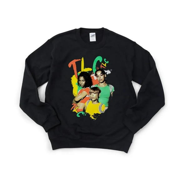 TLC CrazySexyCool 90s R&B Girl Group Music Fan Retro Vintage Hip Hop Sweatshirt, for men & women, up to size 5XL