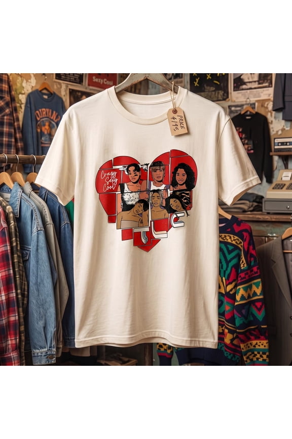TLC CrazySexyCool Shirt, Vintage 90s R&B Graphic Tee, Retro Girl Group T-Shirt, Music Lover Gift