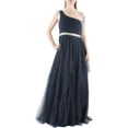 thumbnail image 1 of TLC Say Yes To The Prom Womens Juniors One Shoulder Prom Evening Dress, 1 of 2