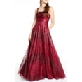 thumbnail image 1 of TLC Say Yes To The Prom Womens Juniors Sequined Maxi Evening Dress, 1 of 2