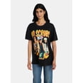 thumbnail image 1 of TLC Women's Front Back Graphic Band Tee with Short Sleeves, Sizes XXS-XXL, 1 of 5