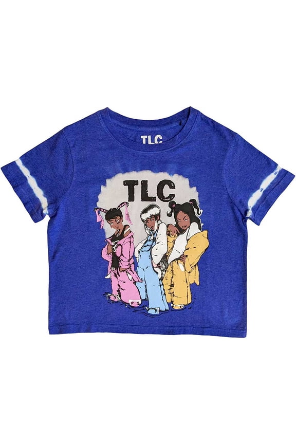TLC Unisex Crop Top: Cartoon (Wash Collection) (Medium)