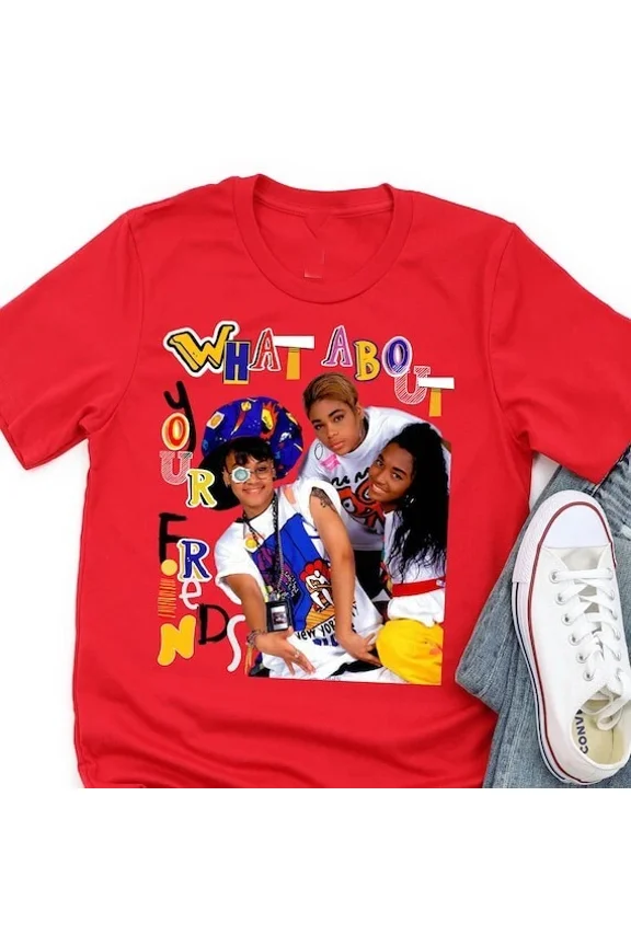 TLC 'What About Your Friends' T-Shirt, R&B Girl Group Tee