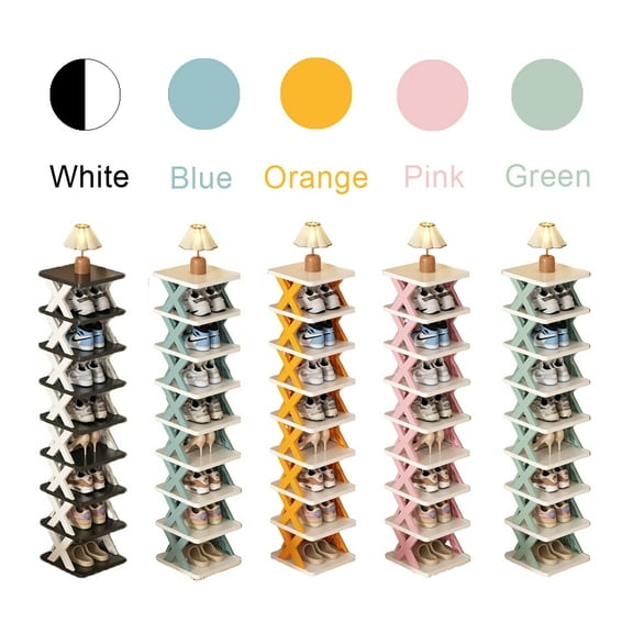 TLCEKVEC 9-Tier Corner Stackable Shoe Rack Organizer for Small Space