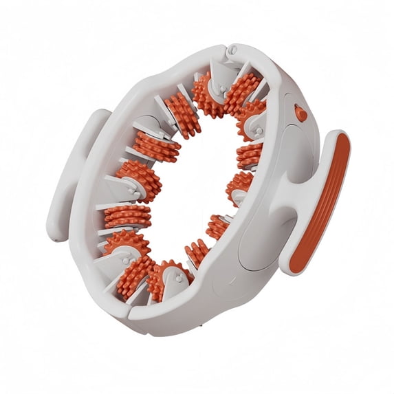 Nuvrek Deep Tissue Anti Cellulite Massage Roller for Fatigue Relief, Brick Red