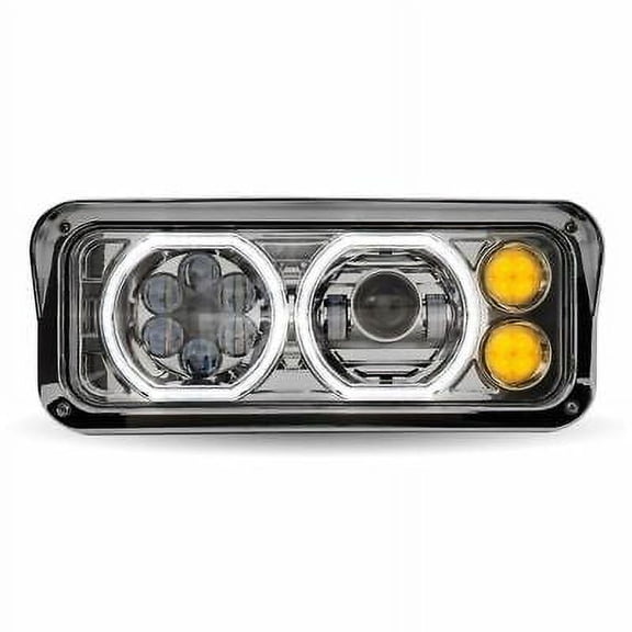 TLED-H121 TRUX LED Passenger Side Headlight Peterbilt 379 Kenworth Freightliner