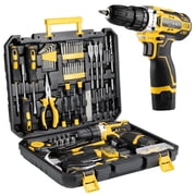 TLGREEN 12V Cordless Drill Tool Set - 139 Piece, 2Ah Battery, 2-Speed Adjustable Power & Rapid Charging Magnetic drill, Home Tool Kit for DIY, Repairs, Gift for