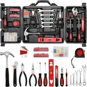 TLGREEN 147 Pieces Tool Set,Basic Household Repair Tool Kit with Storage ToolBox, Hammer,Wrench, Pliers, for Home, Car, Garage