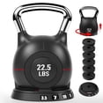 thumbnail image 1 of TLGREEN Adjustable Kettlebell Set- 7 Weights (22.5lb/44lb), Quick-Change Weight Dial and Weight Plate Safety Lock, for Full-Body Workout & Cross-Training, 1 of 11