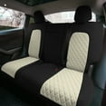thumbnail image 1 of TLH Beige Rear Set Neoprene Custom Fit Seat Covers for 2020 - 2024 Tesla Model Y, 1 of 5