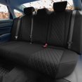thumbnail image 1 of TLH Black Rear Neoprene Custom Fit Seat Covers for 2018-2022 Honda Accord LX | Sport | Sport SE | EX | EX-L | Touring with Water Resistant Neosupreme Insert, 1 of 6