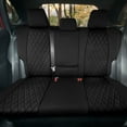 thumbnail image 1 of TLH Black Rear Neosupreme Custom Fit Seat Covers for 2019-2022 Toyota Rav4 LE | XLE | Limited with Water Resistant Neoprene Insert, 1 of 5