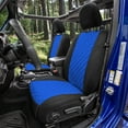thumbnail image 1 of TLH Blue Front Neoprene Waterproof Custom Fit Seat Covers for 2018-2021 Jeep Wrangler JL 4DR, 1 of 5