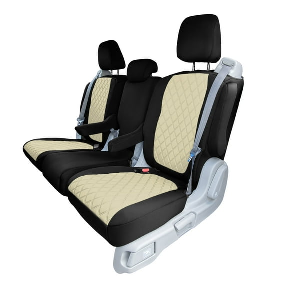 TLH Custom Fit Seat Covers for 2018–2023 Honda Odyssey, Car Seat Covers 2nd Row Only, Beige Neoprene Seat Covers, Waterproof Seat Cover, Honda Odyssey Accessories