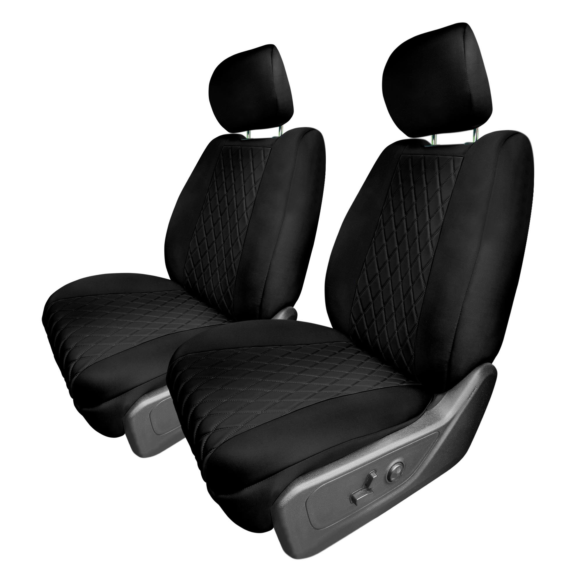 TLH Custom Fit Seat Covers for 2022-2024 Dodge RAM 1500, Seat Covers Front Set, Waterproof Car Seat Covers, Black Neoprene Seat Covers, Tailor-made Car Seat Covers for RAM Trucks - image 1 of 5
