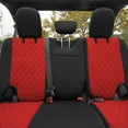 thumbnail image 1 of TLH Red Rear Neoprene Waterproof Custom Fit Seat Covers for 2018-2021 Jeep Wrangler JL 4DR, 1 of 6