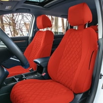 TLH Solid Red Front Neoprene Custom Fit Seat Covers for 2017-2022 Honda CR-V LX | EX | EX-L with Water Resistant Neosupreme Insert